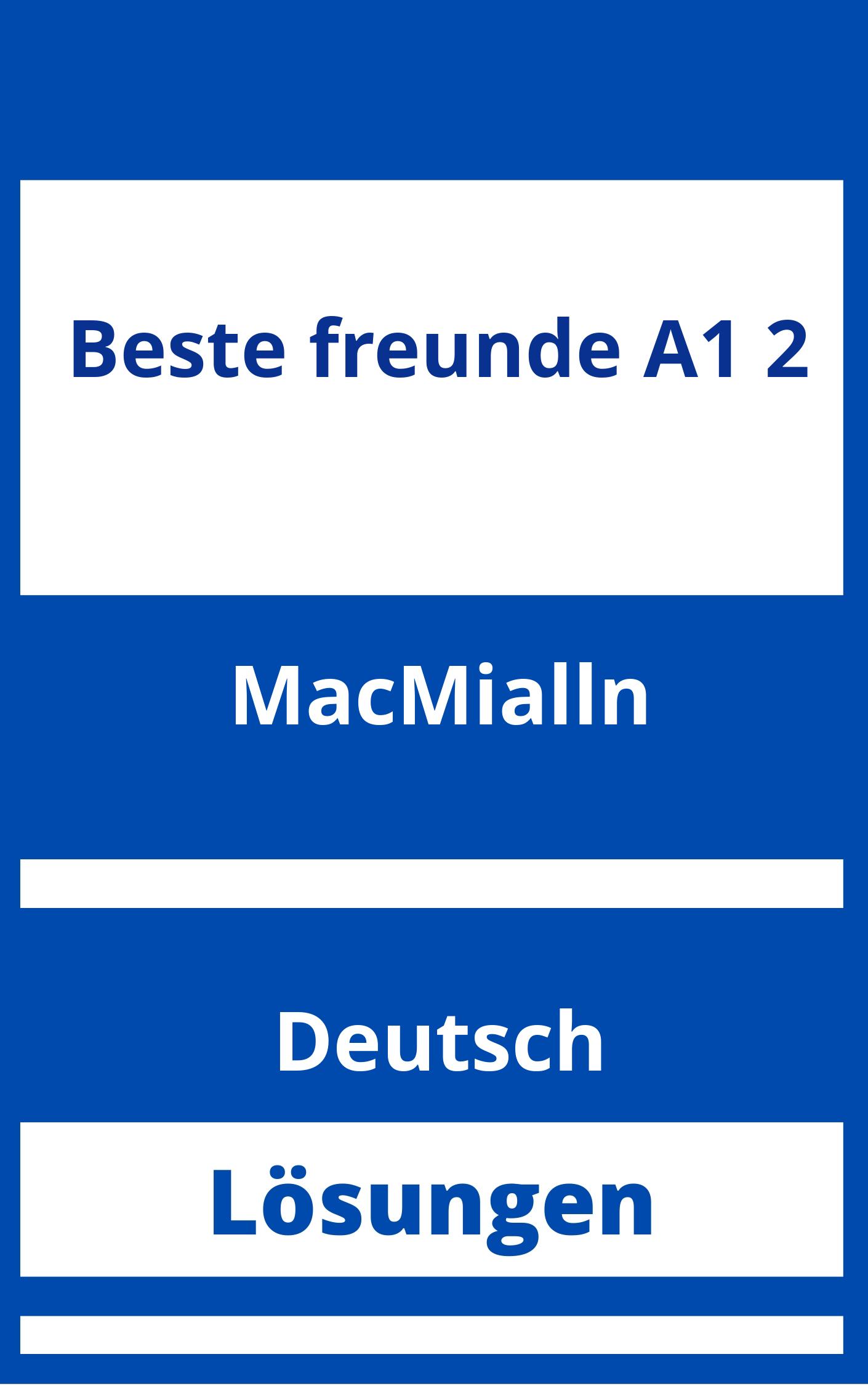 Beste freunde A1.2 Lösungen | Kursbuch Arbeitsbuch